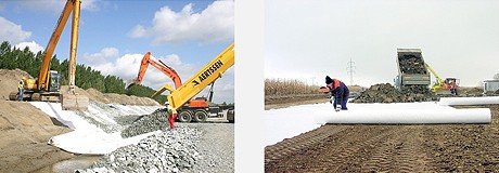 Netkané geotextílie